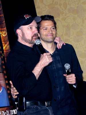 Supernatural Jim Beaver and Misha Collins at LA Con '10