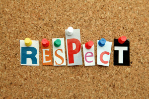 is telling you to give full respect to your employer. Full respect ...