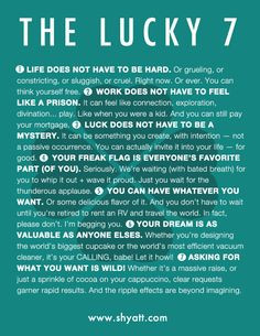My Lucky 7 Manifesto--Roar! More