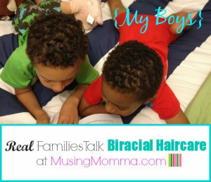 Real Families Talk Biracial Haircare {My Boys}