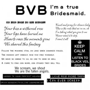 black veil brides quotes from songs