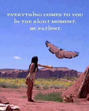 Trust - Be Patient.