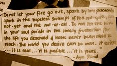 ... irreplaceable spark. Ayn Rand and One Tree Hill. The best of all time