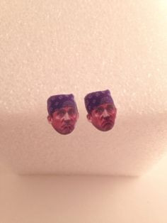 Micheal Scott/Prison Mike The Office Celebrity Face Earring Studs