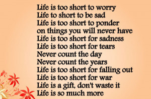 short life quotes and sayings