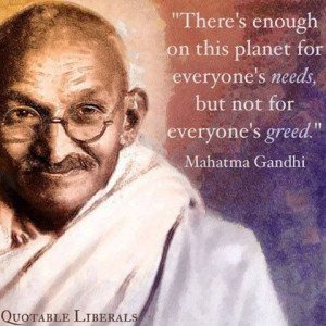 Gandhi. A vegetarian, a peace-lover, a fighter for social justice ...