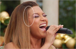 Beyonce – plastic surgery or wig?