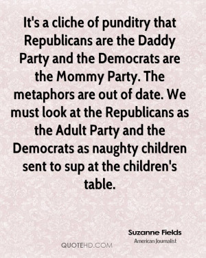 Cliche Punditry That Republicans Are The Daddy Party And