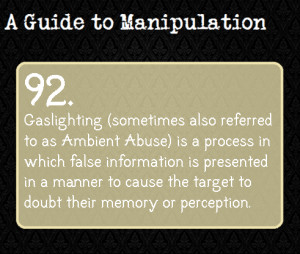 The phrase ‘Gaslighting’ comes from the 1940’s film Gaslight, in ...
