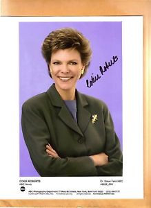 Cokie Roberts signed photo 8