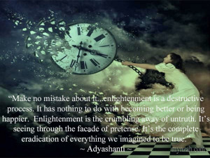 Awakening Is a Destructive Process by Greg Calise