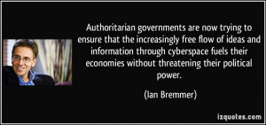 governments are now trying to ensure that the increasingly free flow ...