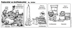 Anti Federalist Vs Federalist Cartoon Federalist vs antifederalist by ...