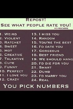 Rate me?(: And don't be rude! Thanks! More