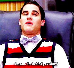 1k ~ klaine kurt hummel glee blaine anderson klaine meme