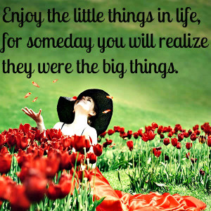 ... little things in enjoy the little things in enjoy the little things in