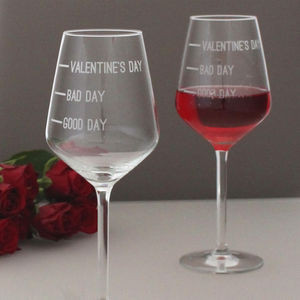 valentine 39 s day wine glasses