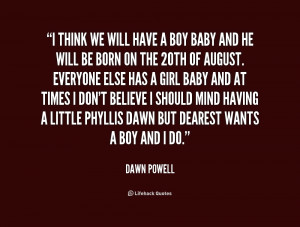 Having a Baby Boy Quotes