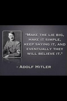 Hitler quote that sounds disturbingly like it could have come from ...