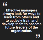 ... and develop their employee managers are not truly leading managers