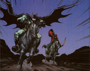 ... close friend which is why batman keeps a horse with him at all times