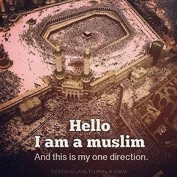 hello I am a Muslim and this is my one direction | Islamic-Quotes.com