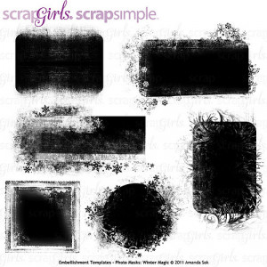 Digital Scrapbooking Template