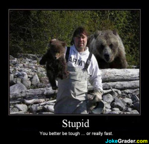 JokeGrader com FunnyCaptions1 Stupid, Look behind you! funny captions