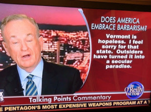 Bill O'Reilly frame grab with text