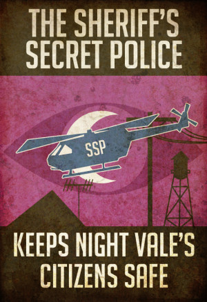 Welcome to Night Vale - Sheriff's Secret Police by XibXib