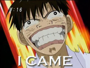 Weird Anime Face A weird face!! xd - anime