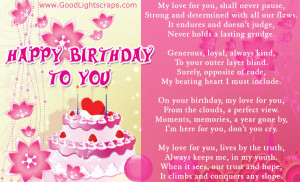 happy birthday love quotes & graphics, birthday wishes for your lover ...