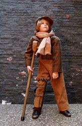 Tiny Tim - I like the idea of putting a splint on his leg!