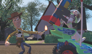 Luckily, Woody and Buzz are a match made in heaven. (A lit match at ...