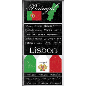 Scrapbook Customs - World Collection - Portugal - Cardstock Stickers ...