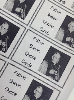 ... Sheen- Some of the best Fulton Sheen Quotes to use with Middle