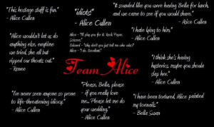 Alice Cullen Team Alice