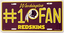 Washington Redskins License