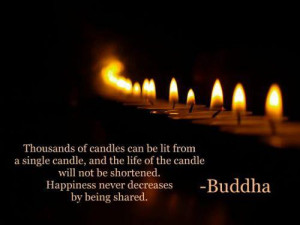 can be lighted from a single candle, and the life of the candle ...
