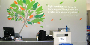 School Library wall decal at Sunrise Christian School