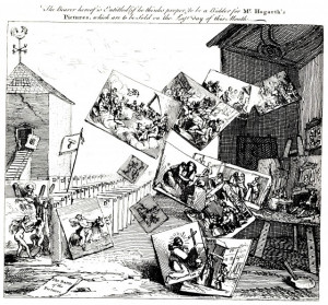 William Hogarth The Battle of the Pictures