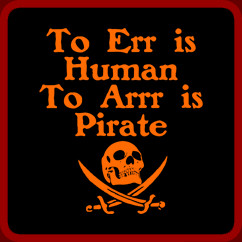 To Err Is Human To Arr Is Pirate Can't Sleep, The Ghosts Will Get Me