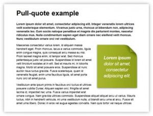 Pull Quote Example