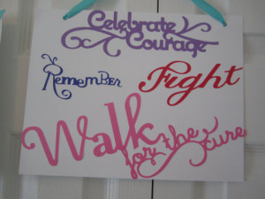 Relay For Life inspirational words