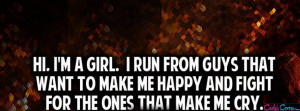 Am A Girl Facebook Covers
