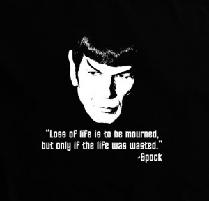 Spock Spruch T-Shirt-Spock Leonard Nimoy Star Trek Zitat witzig ...