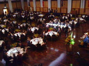 Banquet Tables in the Great Hall, Parliament House Canberra