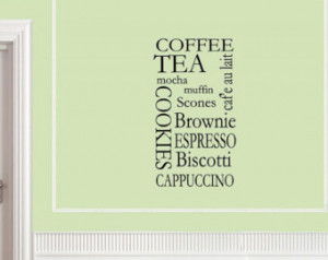 words quotes and sayings #0161 Coffee tea mocha muffin cookies brownie ...