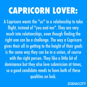 Capricorn Lover (I am a Capi)