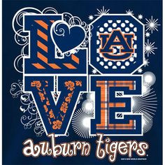 Auburn Tigers Football T-Shirts - Auburn Girls Love Auburn Tigers ...